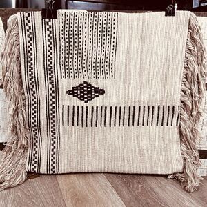 Banana Republic Home Decorative Throw Accent Pillow Cover Case Only 22.5"x23.5"